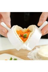 Pratik Ravioli Poğaça Çiğ Börek Mantı Kurabiye Kalıbı Plastik 3 Adet