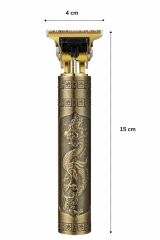 Vintage Görünümlü Güçlü 4 Farklı Başlıklı USB ŞarjlI Manuel Tıraş Makinası