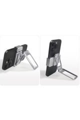 Tüm Telefon Modelleriyle Uyumlu 360 Derece Dönen Metal Telefon Standı ve Braketi