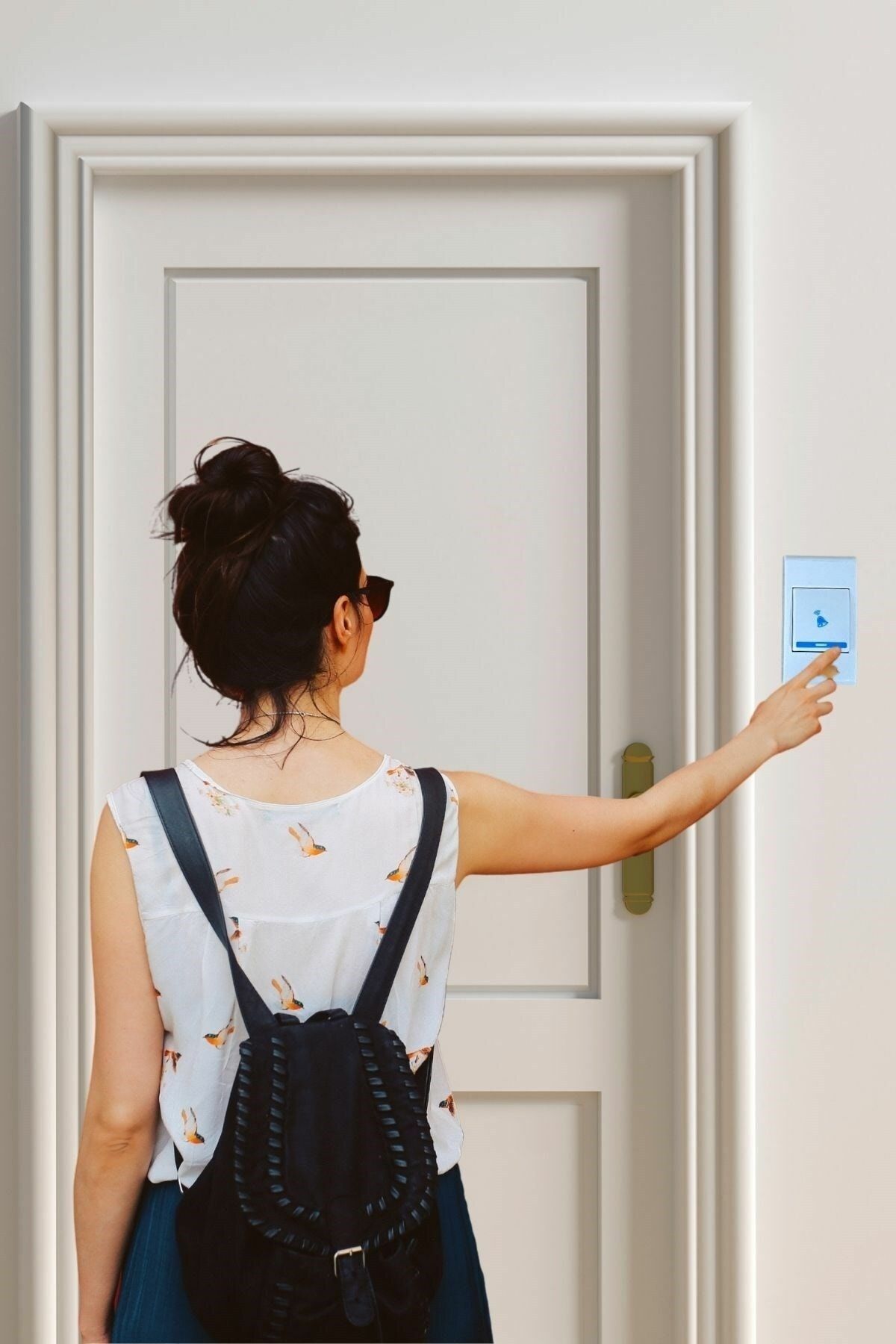 Wireless Bağlantılı Ev, Ofis, Daire veya Bahçe Kapıları İçin Kablosuz Kapı Zili